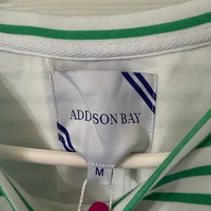 Addison Bay Stripe Long-sleeve Crewneck Pull-on Top(Size Medium) thumbnail 7