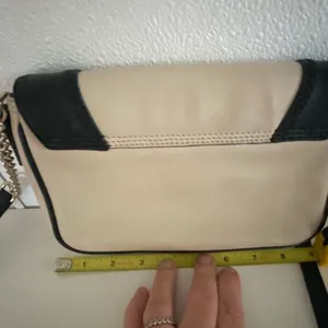 Kate Spade crossbody bag, black, and taupe thumbnail 3