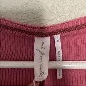 UO long sleeve pink top thumbnail 4