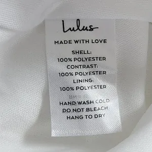 Lulus White Chiffon Tie-Sleeve Wedding Dress NWT Size Small White Formal Dress thumbnail 11