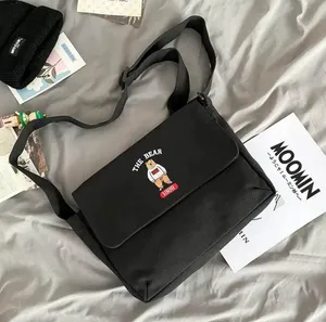 Canvas Crossbody Bag Brown thumbnail 2