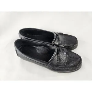 SAS Womens Black Comfort Loafer Kiltie Moccasin Black Leather Shoe‎ Size 11 M 12 thumbnail 12