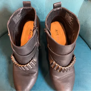Motorcycle Style Booties thumbnail 5