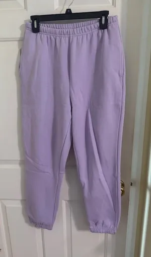 Fabletics Go To Slim Sweatpants Hazy Iris Sz M thumbnail 1