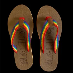 Malida Rainbow Colors Sandals‎ Size 8.5 thumbnail 5