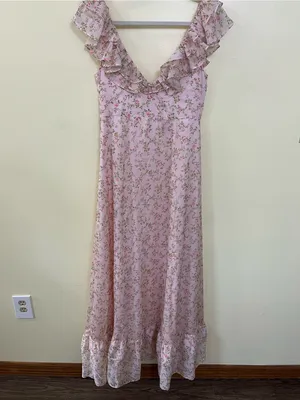 NEW Altar’d State Pink Floral Maxi Dress Size Small Available NWT thumbnail 5