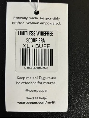 Pepper Limitless Wirefree Scoop Bra XL • BUFF thumbnail 4