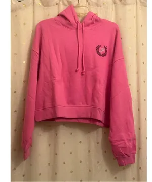 PInk VS - Everyday Fleece Cropped Hoodie - XLarge/Pink thumbnail 1