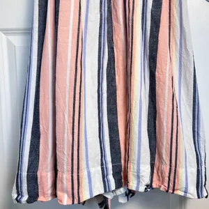 Free People Multicolour Lilah Cotton Pleated Tube Maxi Dress‎ Small Boho Summer thumbnail 7