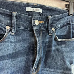 Good American Women's‎ Good Legs Distressed Raw Hem Blue Jeans thumbnail 3
