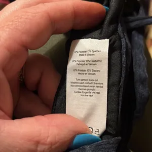Alo Yoga‎ Lounge Bra in Rich Navy Heather nwot thumbnail 6