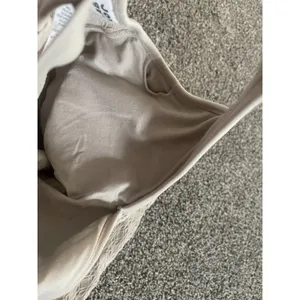 JoyLab Beige Textured Seamless Padded one-piece activewear Bodysuit M thumbnail 3