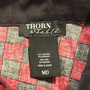 Hot Topic Skirtall Whimsigoth Coquette Y2K Retro Checkered Red Black Medium thumbnail 2