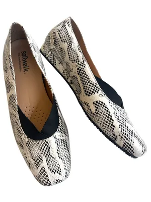 EUC Softwalk Leather Viana Comfort Shoes Snakeskin Size 10 thumbnail 1