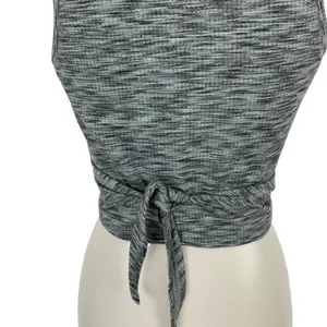 Zyia Active Tank Top XS‎ Gray Athletic Workout Racerback Yoga Shirt thumbnail 4