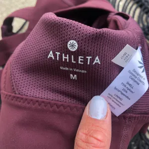 Athleta Warrior Bra Long Line Sports Bra Size Medium thumbnail 6