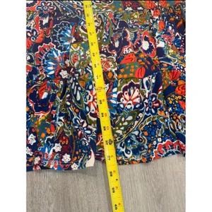 Roz & Ali Paisley Floral Dress 2X Boho Flowy Tiered Sleeveless Plus thumbnail 7
