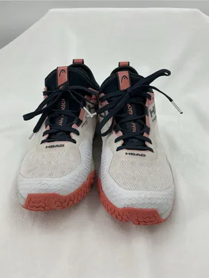 Head Women's Athletic Tennis Shoes in White, Coral & Black B22 thumbnail 2