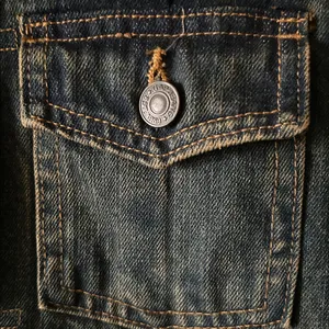 Gap Vintage 2003 Sherpa Lined‎ Jean Jacket Fleece Blue Denim Trucker Style Y2K thumbnail 6