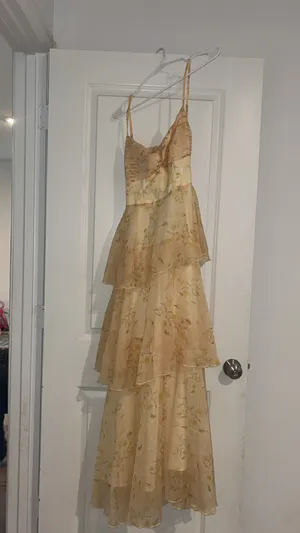 Yellow Floral Hello Molly Maxi Dress thumbnail 4