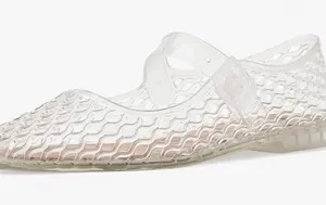 MIA Clear Jelly Mary Jane Fisherman Sandals Flats Coco Clear Womens Shoe Size 8 thumbnail 1