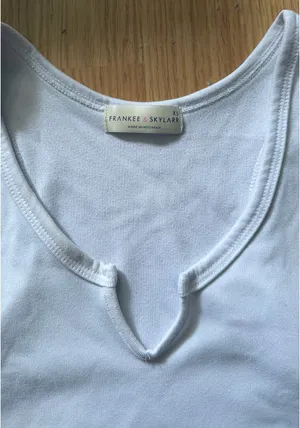 Cropped tank White Size XS thumbnail 2