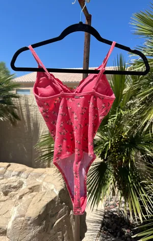 Victoria's Secret Floral Tank Bodysuit thumbnail 3