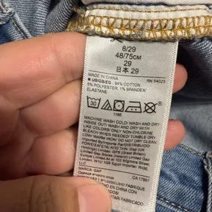 GAP “True Skinny” Distressed jeans. Size 8 has two spots in the front leg thumbnail 6