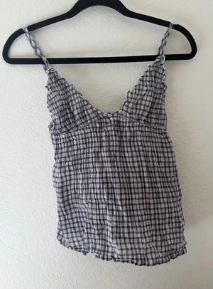 Brandy Melville blue tank top thumbnail 1