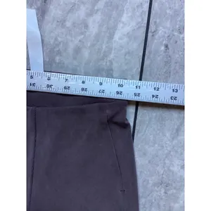 Lululemon Softstreme High-Rise Pant Espresso Brown Wide Leg Slit Hem XXXS 00 thumbnail 4