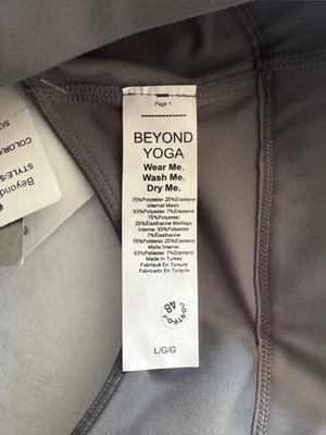 Beyond Yoga Charcoal Racerback Sports Bra with Adjustable Straps thumbnail 4