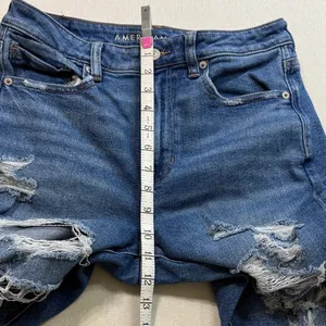 American Eagle Outfitters Distressed Denim MOM Jeans thumbnail 3