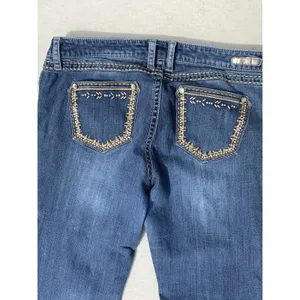 Rock 47 by Wrangler Women’s 11/12 Bootcut Jeans 33x34 Blue Rhinestone Pockets thumbnail 10