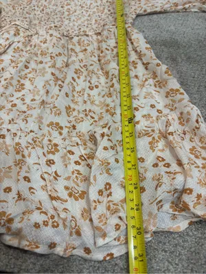 Altar’d State Long Sleeve Floral Mini Dress Fall Floral Smocked Cottagecore S thumbnail 3