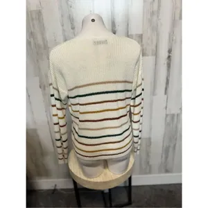 Stripped sweater Tan thumbnail 3