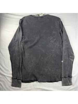 No Boundaries Sz Small Rock Roll Graphic Thermal Waffle Shirt Y2K Unisex Grunge thumbnail 3