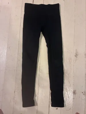 Classic Forever 21 Black High-Waisted Ribbed Leggings thumbnail 2