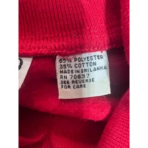 Giorgio Beverly Hills‎ Red Sweatshirt Women's Vintage Gold Crest Pullover thumbnail 4
