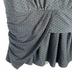 Anthropologie Deletta Black Wrap Nubby V-neck Tank Top Blouse W-089 Size S thumbnail 3