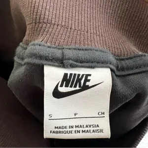 NWT Nike Reverse French Terry Baggy Shorts Black Brown High Rise Athleisure Sz M thumbnail 6