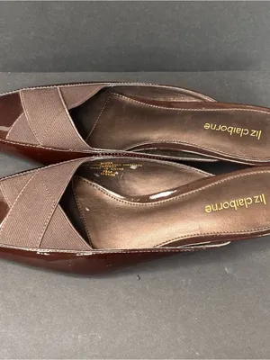 Liz Claiborne Women’s Benna Brown Metallic Mule Size 7.5 New thumbnail 2
