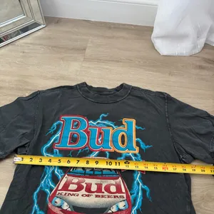 Abercrombie and Fitch Budweiser Black Graphic Tee Shirt thumbnail 3
