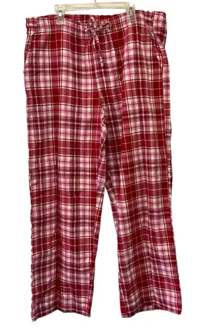 NWT Gap Plaid Pajama Pants Large Red Flannel‎ Lounge Pants thumbnail 1