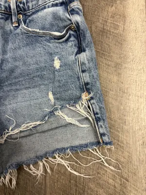 Good American Raw Hem Jean Shorts  thumbnail 2