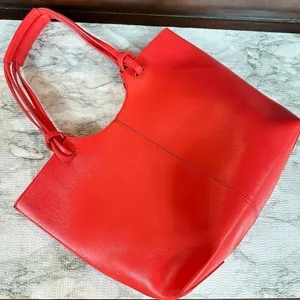 Neiman Marcus Coral Tote‎ Shoulder Purse Bag thumbnail 13