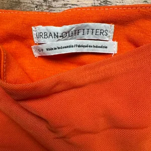 Urban Outfitters Orange Mesh Corset Cami Top Cowl Neck Contrast Stitch‎ Small thumbnail 3