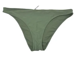 Aerie Cheeky Bikini Bottom Low Cut‎ Olive Army Green Size XXL Vacation Beach NEW thumbnail 1