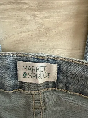 Market & Spruce Mr. Wide Leg Vintage Stretch Jeans Light Blue Size 6 NWT thumbnail 11
