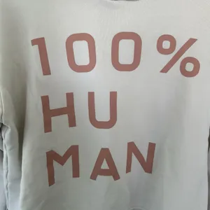 Everlane Hoodie Sweatshirt 100% Human White Small thumbnail 3