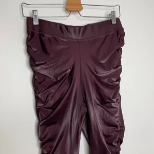 Alo yoga High-Waist Cinched Legging Oxblood Shine Purple Womens Large thumbnail 9